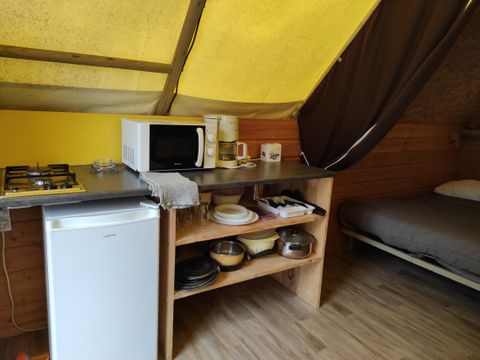 Tente 4/5 personnes - LOCATION - LODGE 20m² - 2 chambres