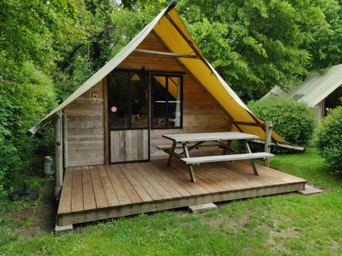 TENTE 5 personnes - LOCATION TENTE LODGE 20m² (2 chambres) 4/5 pers
