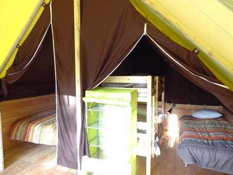 TENTE 5 personnes - LOCATION TENTE LODGE 20m² (2 chambres) 4/5 pers