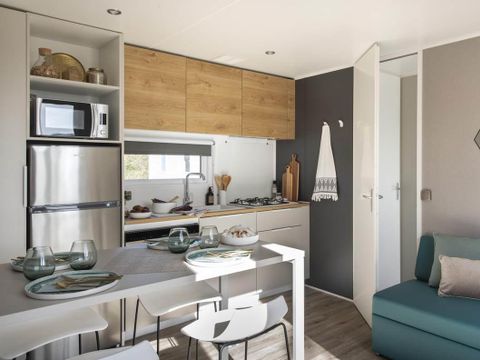 Mobilhome 4/6 personnes - 2 chambres - 2 salles de bain - PREMIUM - TV - CLIMATISATION - LAVE - VAISSELLE