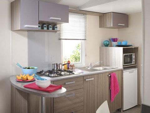 MOBILHOME 4 personnes - LOCATION MOBILHOME 28m² (2 chambres) 4 pers. TV - CONFORT 4 pers