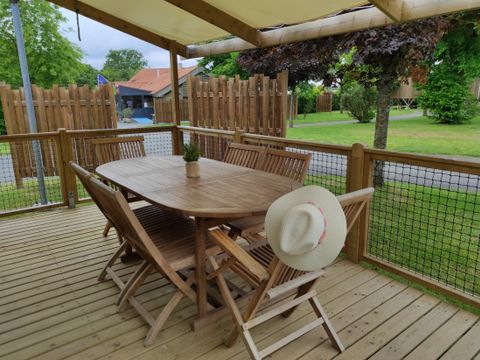 Mobilhome 6/8 personnes - LOCATION 40M² - 3 chambres - 2 salles de bain - PREMIUM TV CLIMATISATION LAVE VAISSELLE