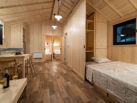 Chalet 7 personnes - CABANE - LODGE - PREMIUM - BORA - 3 chambres - CLIM - TV - LAVE - VAISSELLE