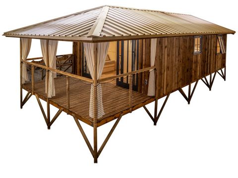 Chalet 7 personnes - CABANE - LODGE - PREMIUM - BORA - 3 chambres - CLIM - TV - LAVE - VAISSELLE