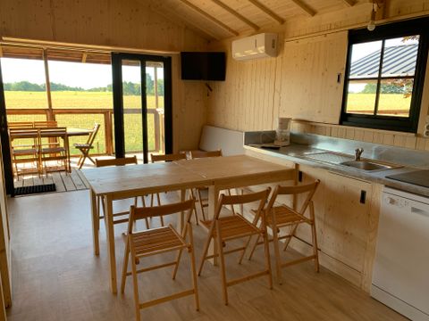 Chalet 7 personnes - CABANE - LODGE - PREMIUM - BORA - 3 chambres - CLIM - TV - LAVE - VAISSELLE