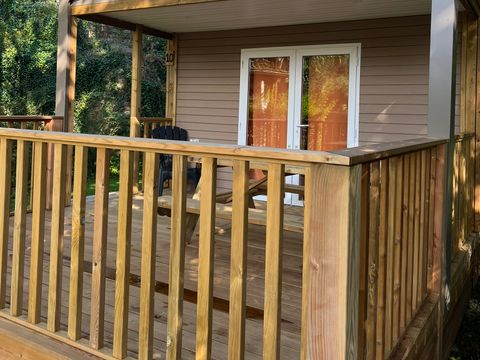 MOBILHOME 4 personnes - Mobil-home Tilleul - personnes supplémentaires possible en supplément, contacter le camping