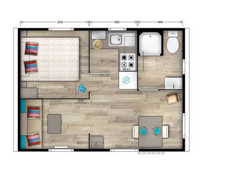 MOBILHOME 2 personnes - Ibiza Solo