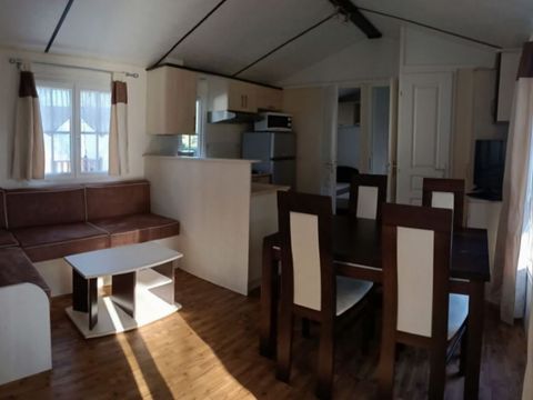 MOBILHOME 6 personnes - LARGE PREMIUM