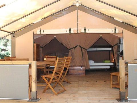 Hébergement 5 personnes - Lodge Kenya - 2 chambres - Avec sanitaires