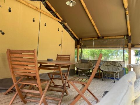 HÉBERGEMENT INSOLITE 5 personnes - Lodge Kenya - 2 chambres - Sans sanitaires