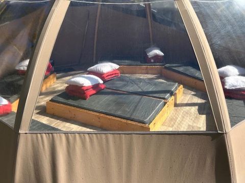 Hébergement 8 personnes - Bulle transparente - Sans sanitaires