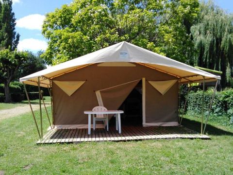Tente en toile et en bois 5 personnes - Safari