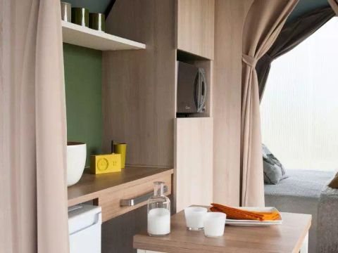 TENTE TOILE ET BOIS 4 personnes - Tente CONFORT - 2 chambres - sans sanitaires 4 personnes