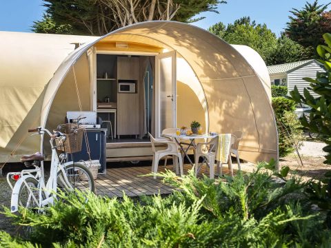 TENTE TOILE ET BOIS 4 personnes - Tente CONFORT - 2 chambres - sans sanitaires 4 personnes