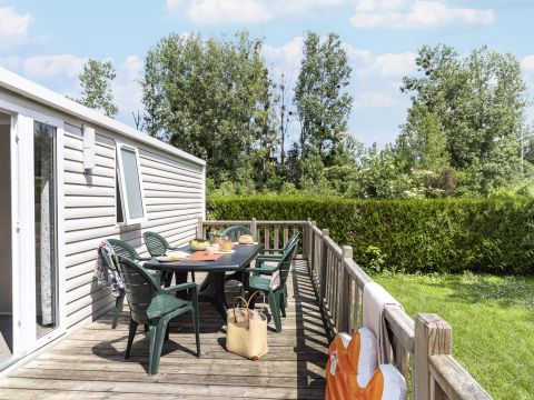 MOBILHOME 8 personnes - Mobil-home CONFORT - 4 chambres - 2 salles d'eau 8 personnes