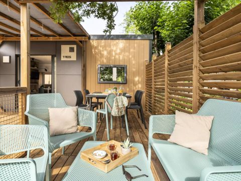 MOBILHOME 6 personnes - Mobil-home PREMIUM 4 Pièces 6 Personnes Climatisé + TV 2 Sdb