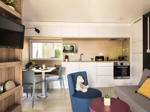 MOBILHOME 6 personnes - Mobil-home PREMIUM 4 Pièces 6 Personnes Climatisé + TV 2 Sdb