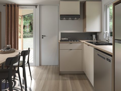 MOBILHOME 5 personnes - Mobil-home Select TV LV Clim Plancha - 2 ch - 4 ad + 1 enf 