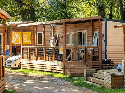 MOBILHOME 6 personnes - Comfort | 3 Ch. | 6 Pers. | Terrasse surélevée | Clim.