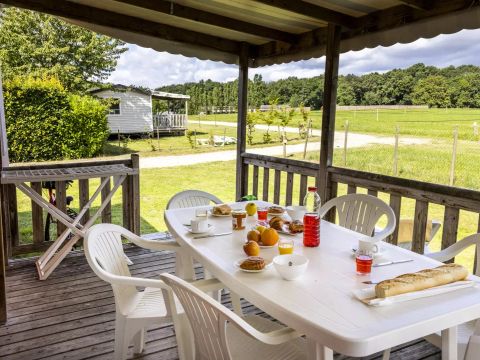 MOBILHOME 4 personnes - Mobil-Home Confort 3 Pièces 4 Personnes Climatisé + TV