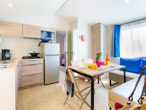 Mobilhome 5 personnes - Club - 5 27m² - 2 chambres - Télévision