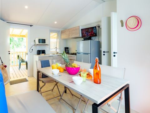Mobilhome 5 personnes - Club - 5 27m² - 2 chambres - Télévision