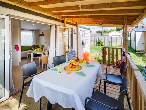 MOBILHOME 4 personnes - Mobil-home Escapade Premium 27m² - 2 chambres + télévision