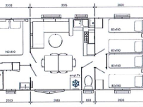 Mobilhome 6 personnes