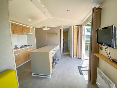 MOBILHOME 6 personnes - Mobil Home 2 ch 4/6 pers Terrasse semi-couverte TV