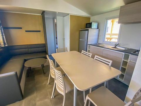 MOBILHOME 6 personnes - Mobil Home 2 ch 4/6 pers Terrasse semi-couverte TV