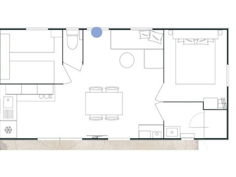 MOBILHOME 6 personnes - EVASION - 2 chambres - TV