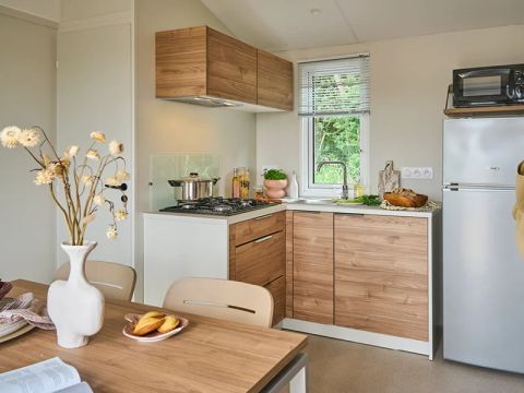 MOBILHOME 6 personnes - Mobil Home Aqua 2ch 4/6pers Terrasse Semi-couverte TV