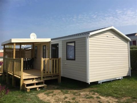MOBILHOME 6 personnes - Mobil Home Aqua 2ch 4/6pers Terrasse Semi-couverte TV