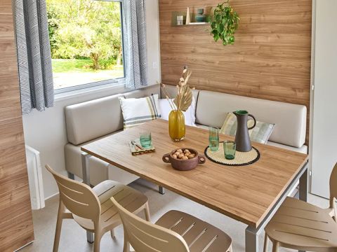 MOBILHOME 6 personnes - Mobil Home Aqua 3ch 6pers Terrasse Semi-couverte TV