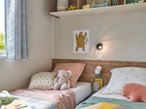 MOBILHOME 6 personnes - Mobil Home Aqua 3ch 6pers Terrasse Semi-couverte TV