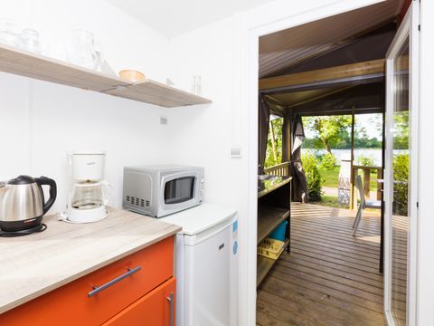 LODGE 4 personnes - Mobilodge 2 chambres - terrasse couverte