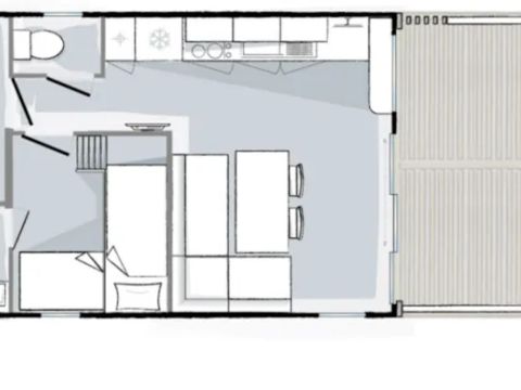 MOBILHOME 4 personnes - RESIDENCE SUPERIEURE Vue sur le Cher MOBILHOME 4 personnes - RESIDENCE SUPERIEURE Vue sur le Cher