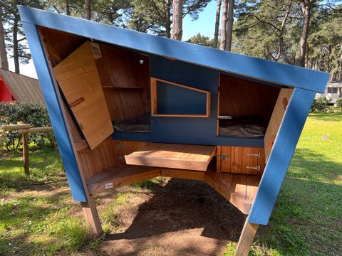 HÉBERGEMENT INSOLITE 2 personnes - Randoétapes - Structure bois  + électricité -