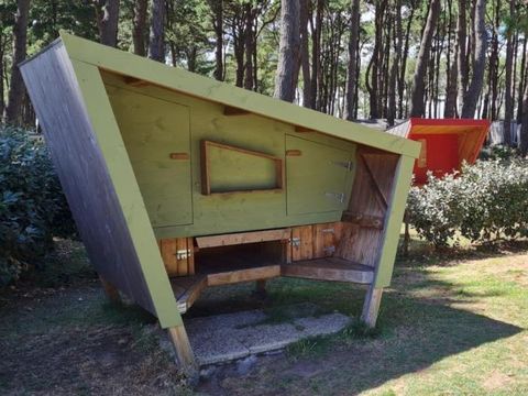 HÉBERGEMENT INSOLITE 2 personnes - Randoétapes - Structure bois  + électricité -