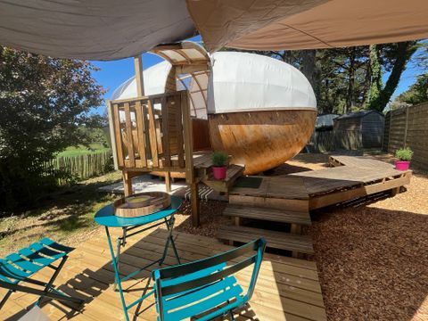 HÉBERGEMENT INSOLITE 2 personnes - Caballon - Structure bois et toile  + électricité -