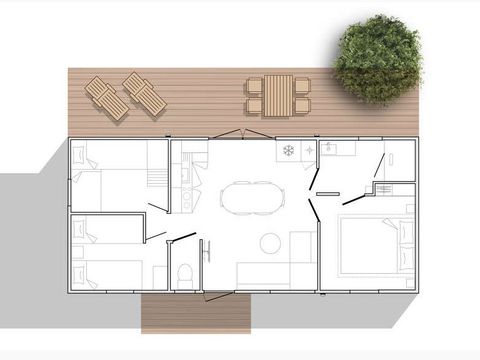 MOBILHOME 6 personnes - VIP