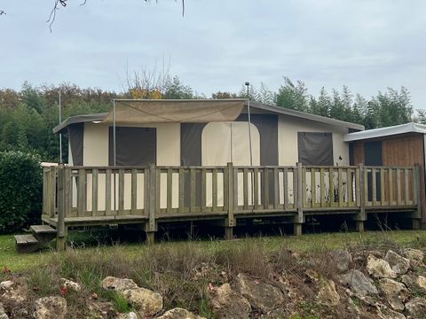 TENTE 5 personnes - Tente Nomade avec bloc sanitaire sans clim
