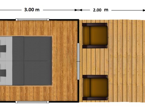 TENTE 2 personnes - Tente Safari étape 2 pers