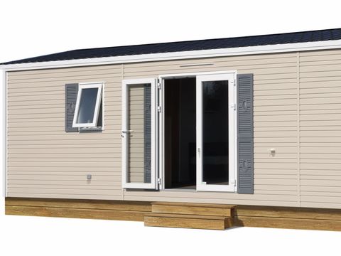 MOBILHOME 4 personnes - Premium 36m² (2 chambres) - terrasse semi couverte