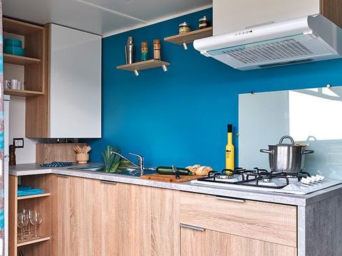 MOBILHOME 6 personnes - Confort 34m² (3 chambres) - Terrasse couverte