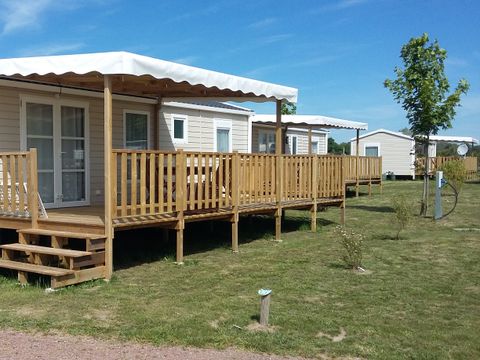 MOBILHOME 6 personnes - Confort 34m² (3 chambres) - Terrasse couverte