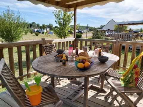 MOBILHOME 6 personnes - Premium 39m² (3 chambres) - 2 salles de bain - terrasse couverte