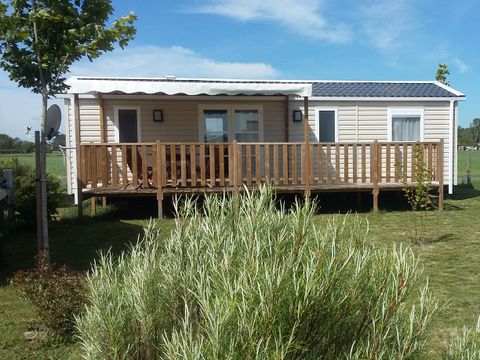 MOBILHOME 6 personnes - Premium 39m² (3 chambres) - 2 salles de bain - terrasse couverte
