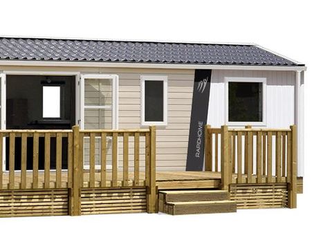 MOBILHOME 6 personnes - Premium 39m² (3 chambres) - 2 salles de bain - terrasse couverte