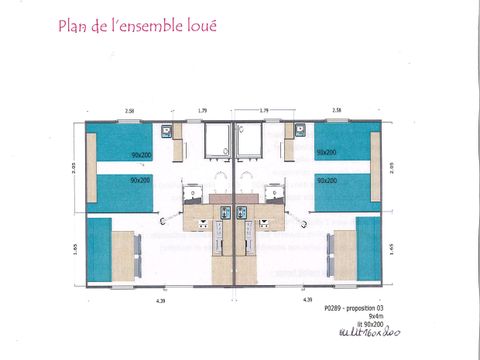 MOBILHOME 2 personnes - Camp Hôtel 25m² (1 chambre)